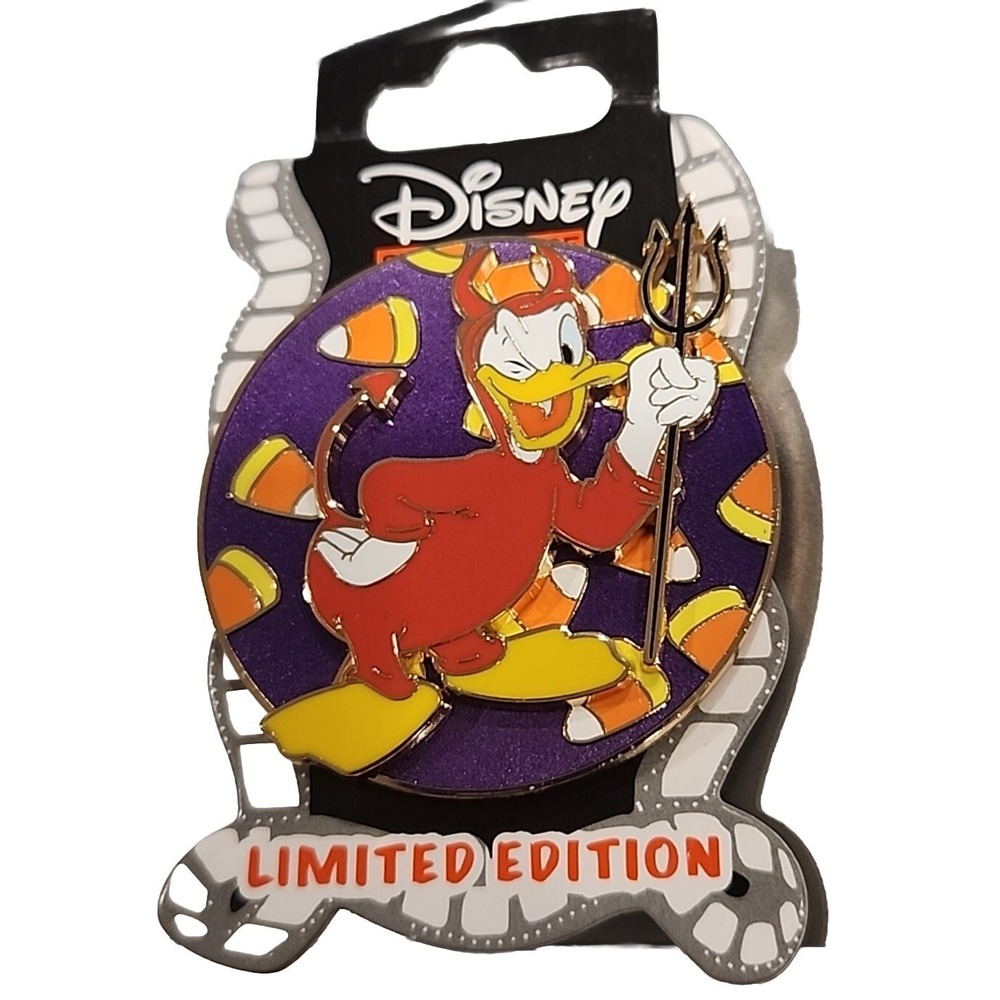 Disney Trading Pin 151974 DSSH Donald as Devil Candy Corn Halloween 2022 LE 400